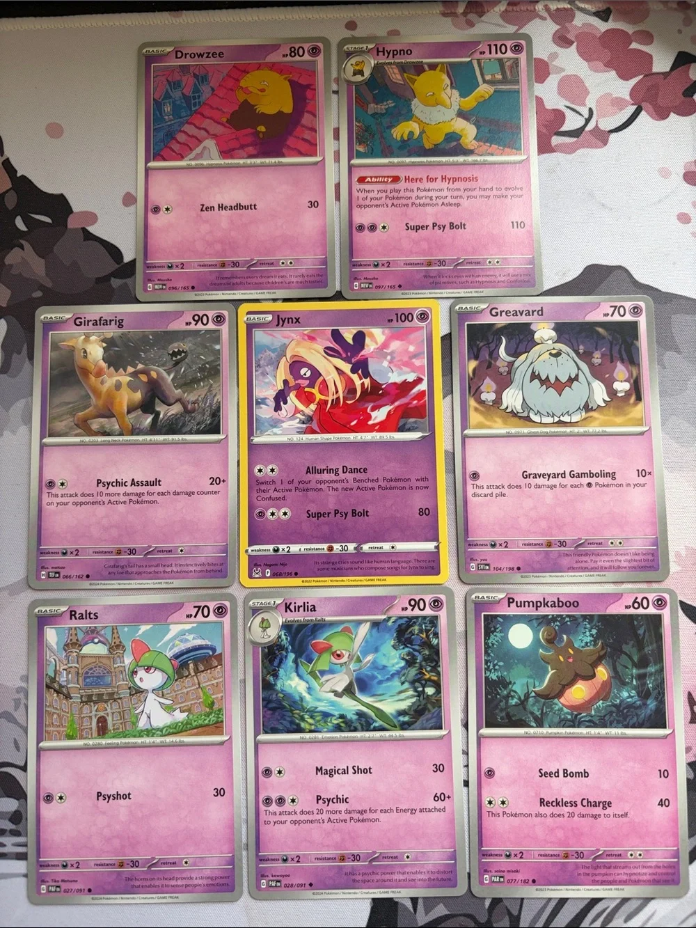 👻 Haunted Pokémon Card Lot | Drowzee Hypno Pumpkaboo Greavard ✨5/$25✨